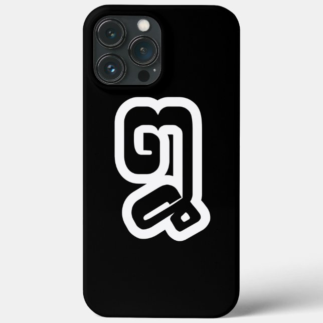 Coques Case-Mate iPhone Lao / Laos Numéro Huit / 8 / ໘ (Mauvais/Peuple) La (Verso)