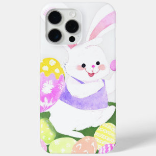 Coque Case-Mate iPhone lapin avec oeufs de pâques