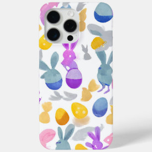 Coque Case-Mate iPhone lapin avec oeufs de pâques