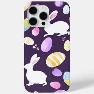 Coque Case-Mate iPhone lapin avec oeufs de pâques