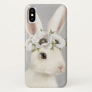 Case-Mate iPhone Case lapin blanc de la ferme vintage moderne