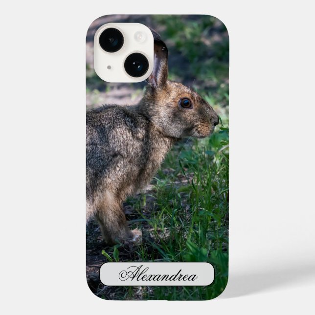 Coques Case-Mate iPhone Lapin Brown, Repos dans la nature (Verso)