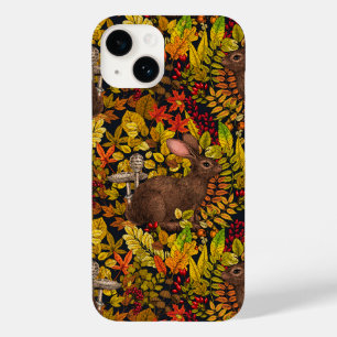 Coque Case-Mate iPhone Lapin d'automne en noir