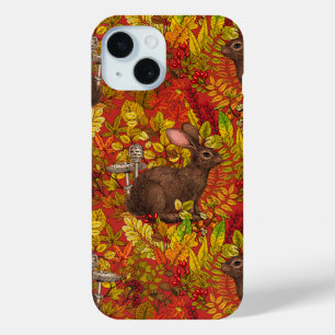 Coque Case-Mate iPhone Lapin d'automne en rouge