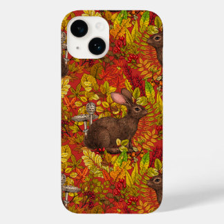 Coque Case-Mate iPhone Lapin d'automne en rouge