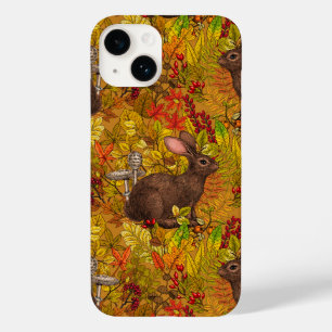 Coque Case-Mate iPhone Lapin d'automne sur ocre