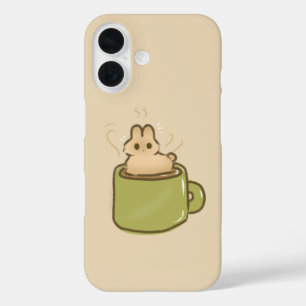 Coque Pour iPhone 16 Lapin de café