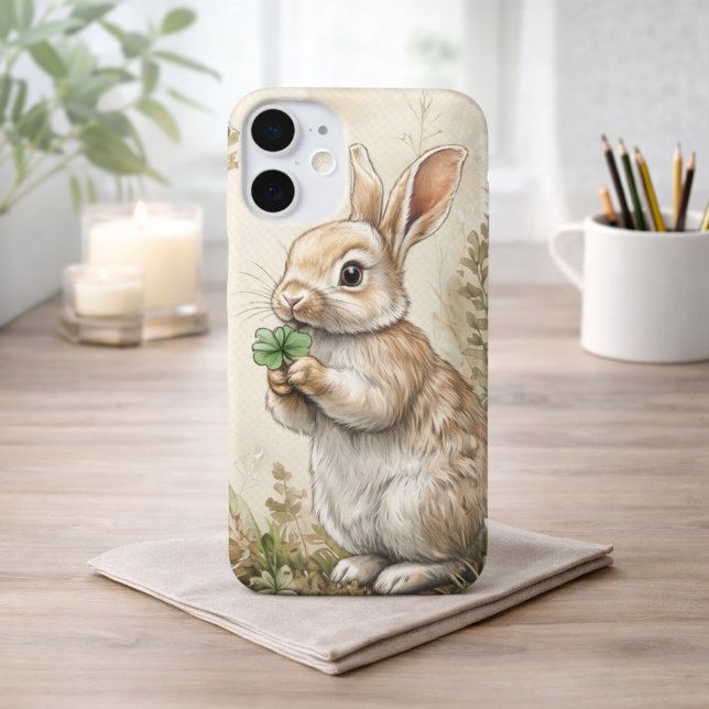 Coques Case-Mate iPhone Lapin de forêt à l'aquarelle Nature (Créateur téléchargé)