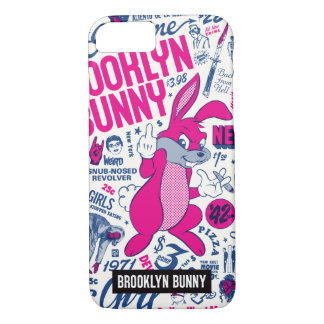 Coque iPhone 8/7 Lapin de Mugsy par le lapin de Brooklyn