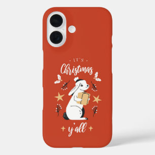 Coque Pour iPhone 16 Lapin de Noël