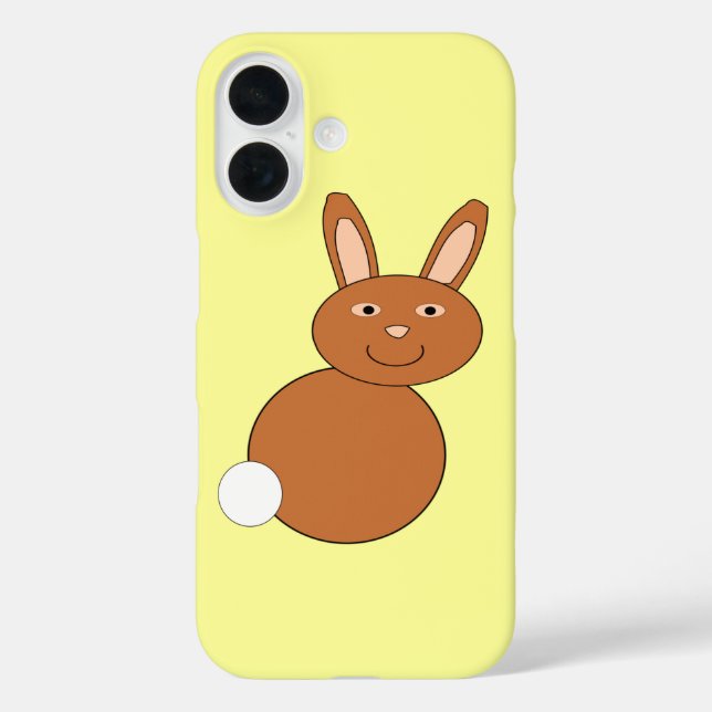 Coques Case-Mate iPhone Lapin de Pâques heureux (Verso)