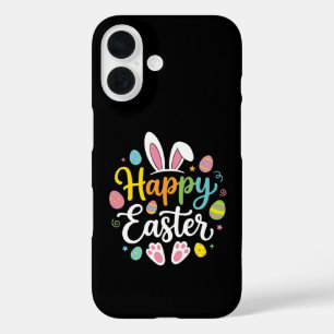 Coque Pour iPhone 16 Lapin de Pâques joyeux Lapin drôle de jour de Pâqu