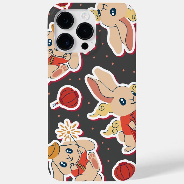 Coques Case-Mate iPhone Lapin du zodiaque chinois (Verso)