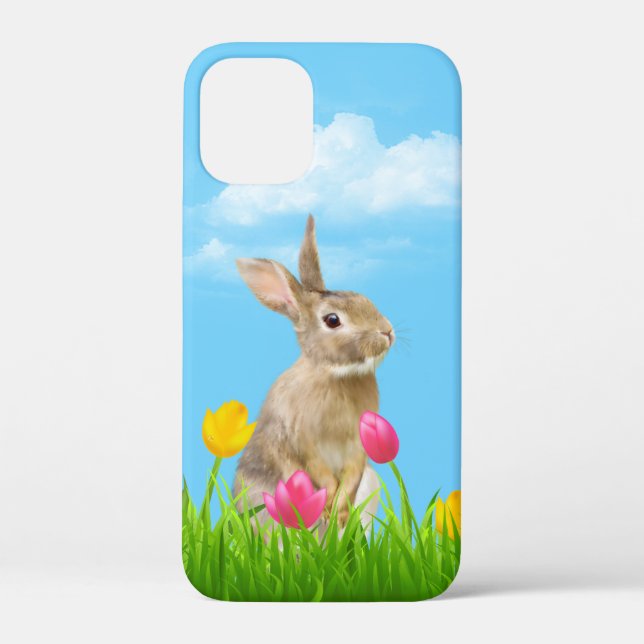 Coques Case-Mate iPhone Lapin en Tulipes (Verso)