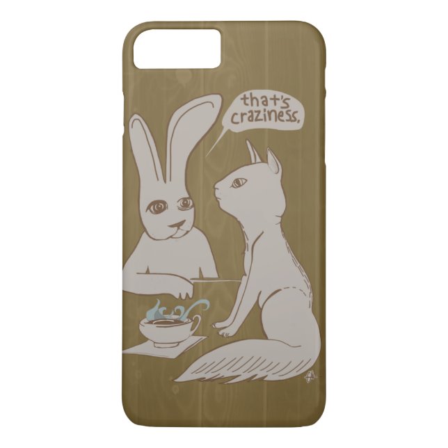 Coques Case-Mate iPhone Lapin/folie de bavardage (Dos)