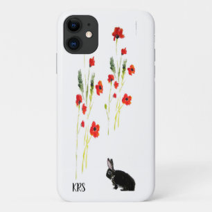 Case-Mate iPhone Case Lapin lapin lapin de Poppies Rouges Personnalisé