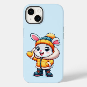 Coque Case-Mate iPhone Lapin mignon en hiver