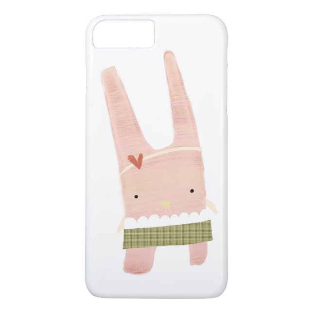 Coques Case-Mate iPhone Lapin Rose Pâle (Dos)