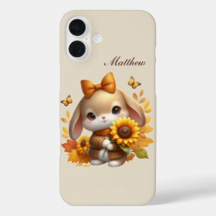 Coque Pour iPhone 16 Plus Lapin saisonnier ajouter un nom