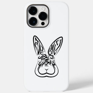 Coque Case-Mate iPhone Lapin tribal noir et blanc
