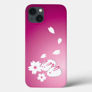 Etui iPhone Case-Mate Lapins de neige japonais et Sakura