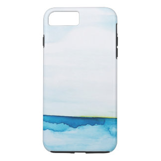 Coque Case-Mate Pour iPhone L'aquarelle instantanée verte d'océan