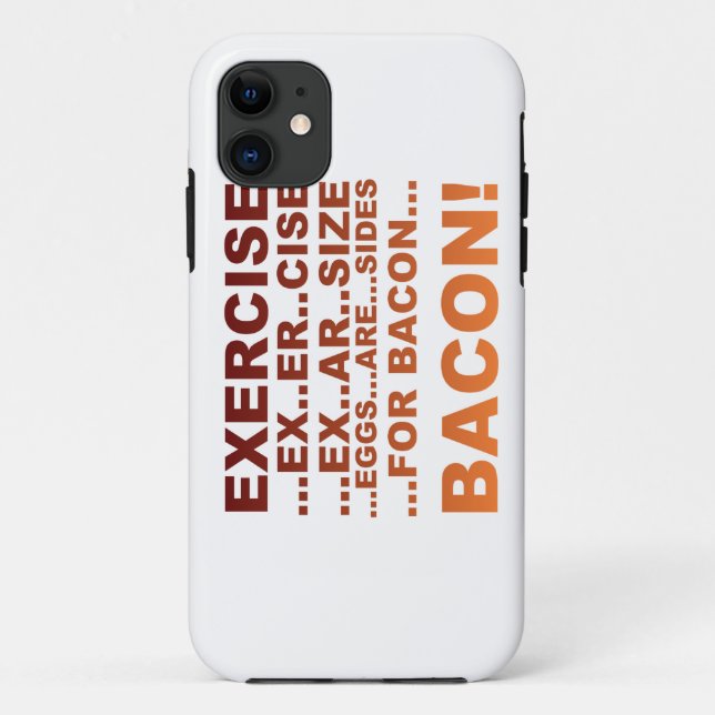 Coques Case-Mate iPhone Lard d'exercice (Dos)