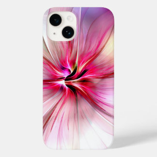 Coque Case-Mate iPhone Large Pink Modern Flower Phone Case