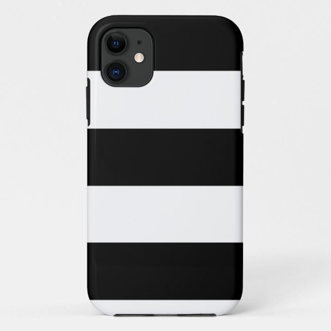Coques Case-Mate iPhone larges bandes noires (Dos)