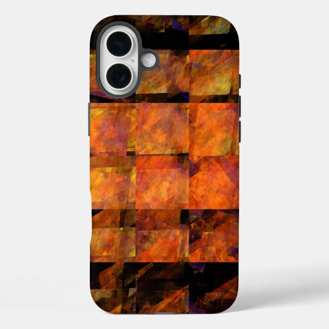 Coques Case-Mate iPhone L'art Abstrait au mur (Verso)