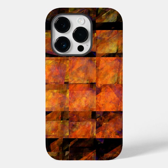 Coques Case-Mate iPhone L'art Abstrait au mur (Verso)