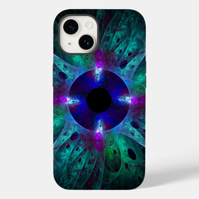 Coques Case-Mate iPhone L'art Abstrait des yeux (Verso)