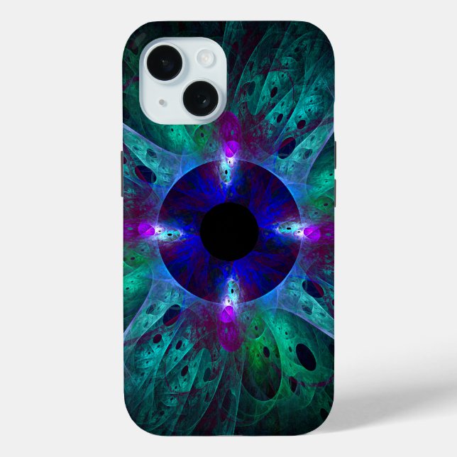 Coques Case-Mate iPhone L'art Abstrait des yeux (Verso)