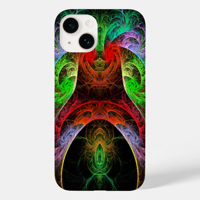 Coques Case-Mate iPhone L'art Abstrait du Carnaval (Verso)