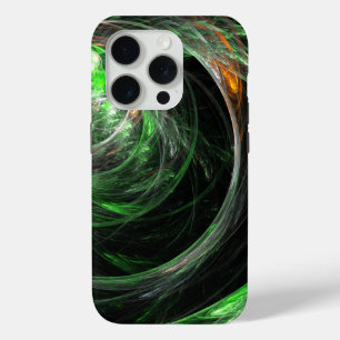 Coque Case-Mate iPhone L'art Abstrait vert du monde entier