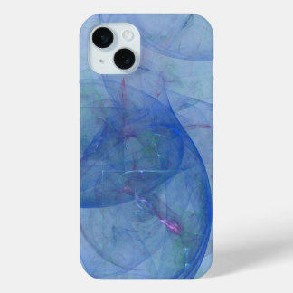 Coque Case-Mate iPhone L'art bleu abstrait
