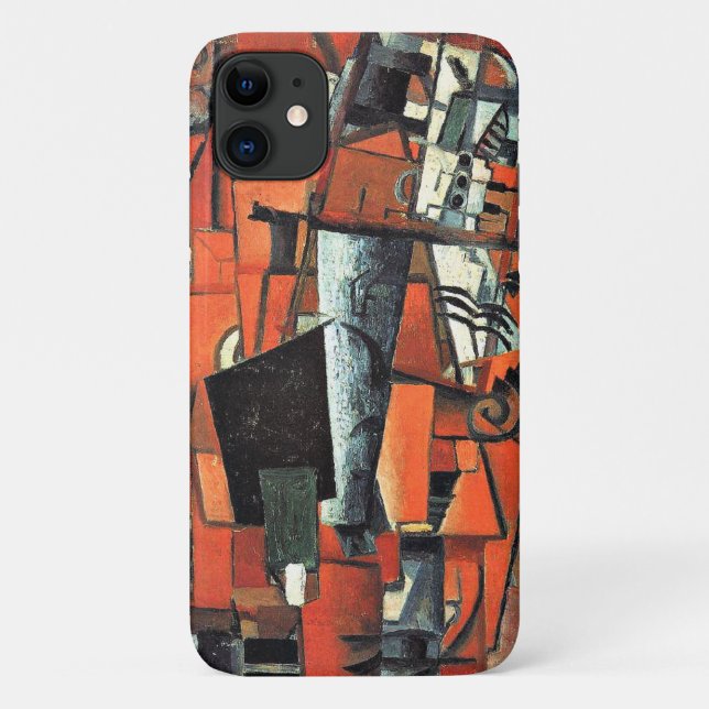 Coques Case-Mate iPhone L'art de Kazimir Malevich, La Dame au piano (Dos)