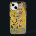 Coque Case-Mate iPhone L'art de la peinture Kiss de Gustav Klimt<br><div class="desc">Le baiser de Gustav Klimt (1907-1908)</div>