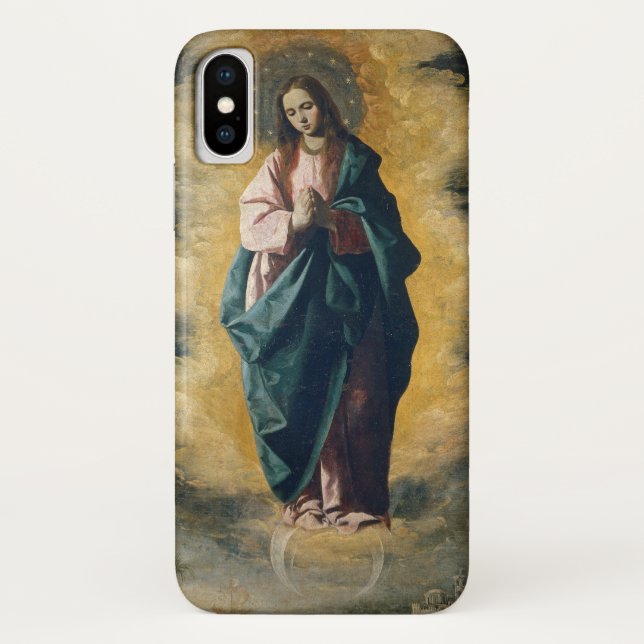 Coques Case-Mate iPhone L'Art de la radiance céleste de l'Immaculée Concep (Dos)