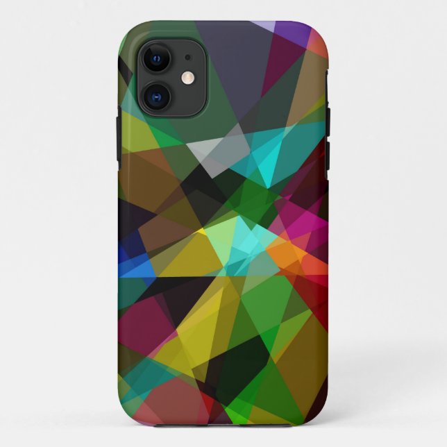 Coques Case-Mate iPhone L'art du cubisme coloré (Dos)