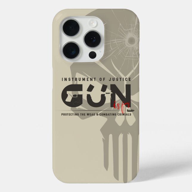 Coques Case-Mate iPhone L'art du monogramme de pistolet | (Verso)