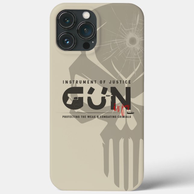Coques Case-Mate iPhone L'art du monogramme de pistolet | (Verso)
