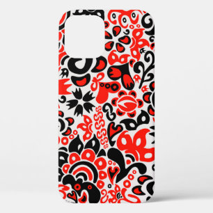 Case-Mate iPhone Case L'art populaire ukrainien motif floral abstact