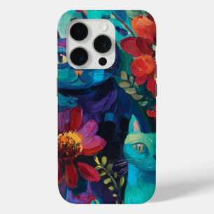 Coque Case-Mate iPhone L'art vintage de Van Gogh - Chats parmi les fleurs