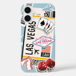 Coque Pour iPhone 16 Las Vegas Boarding Pass