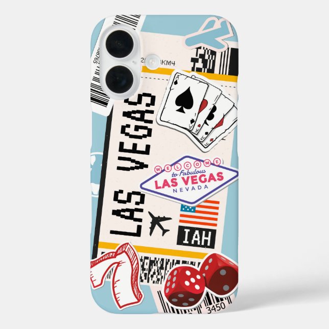 Coques Case-Mate iPhone Las Vegas Boarding Pass (Verso)