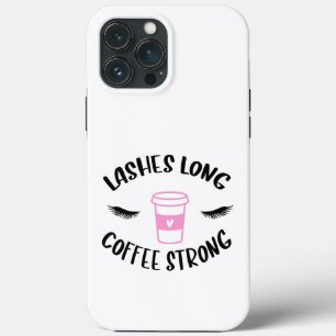 Case-Mate iPhone Case Lashes long café fort drôle rose