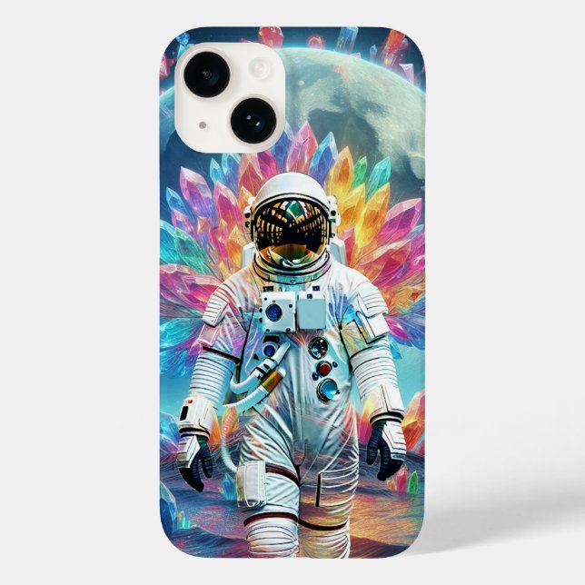 Coques Case-Mate iPhone L'astronaute Crystal Dream (Verso)