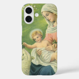 Coque Pour iPhone 16 L'atelier de Joseph avec Marie et l'enfant Jésus