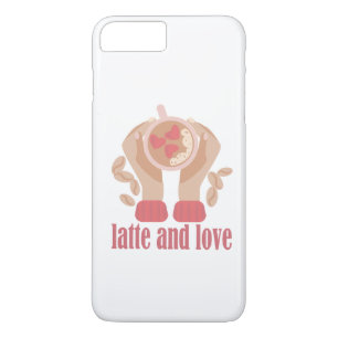 Case-Mate iPhone Case Latte et coupe d'amour, mains et citation de café